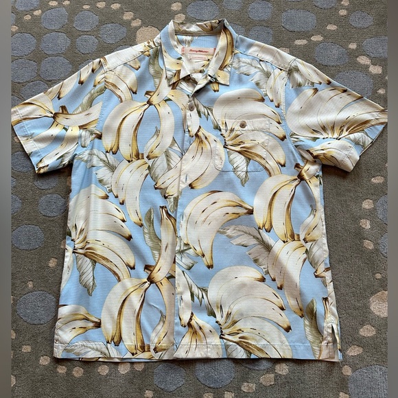 Tommy Bahama Plantain Paradise Silk Shirt - Picture 1 of 5